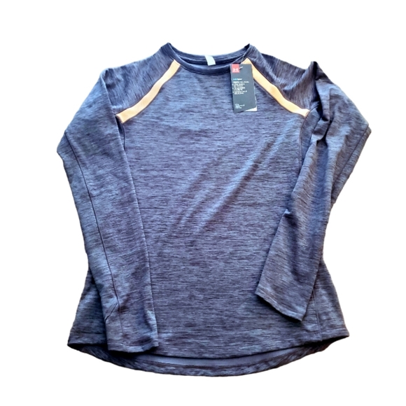 Under Armour cold gear long sleeve gray peach compression top M NWT - Picture 1 of 5